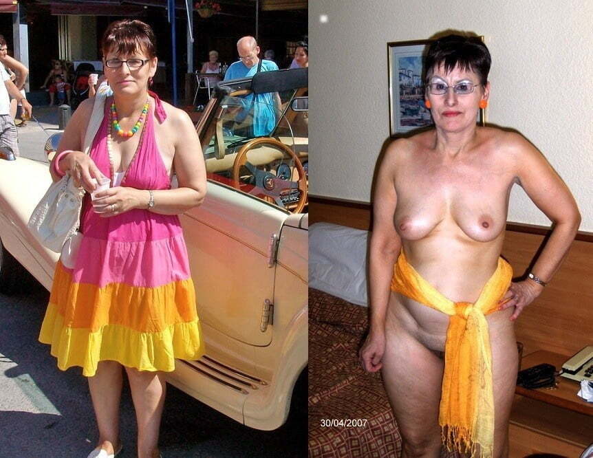grannies dressed and undressed